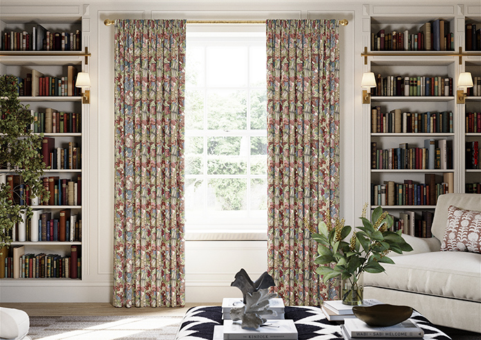 Botanist, Garnet - Made to Measure Curtains - Image 3